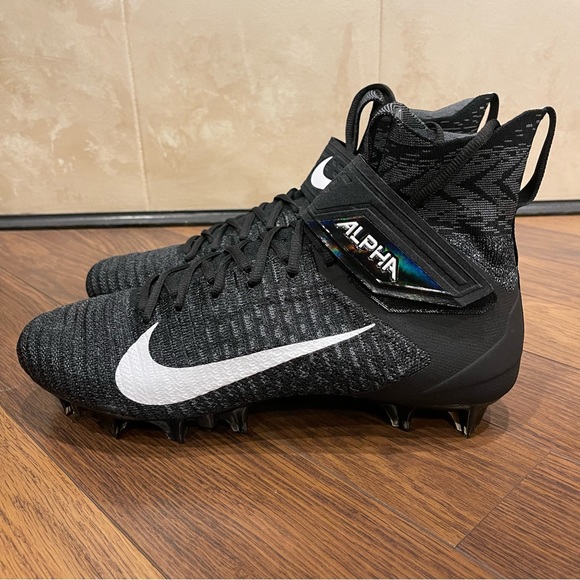 Nike Alpha Menace Elite 2 Flyknit Black AO3374-001 Men’s - Picture 1 of 9